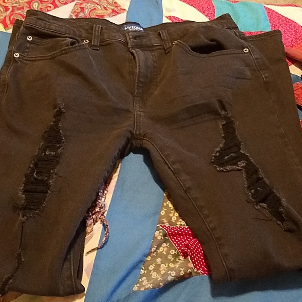 Black Ripped Jeans